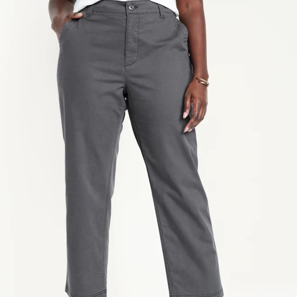 NWT OLD Navy High-Waisted OGC Chino Pants Color: Darkroom - Picture 5 of 8